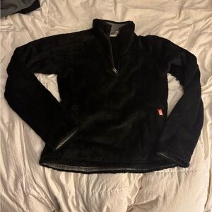 The North Face Women’s Black Sherpa 1/4 Zip Fleece Pullover XS